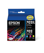 EPSON PRINTERS AND INK T702XL-BCS T702 XL BLACK AND COLOR INK CARTRIDGE - £124.90 GBP