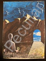 Bill Jameson Surrealism Drawing &quot;Doorway To Forever&quot; 1968 - £24.35 GBP