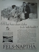 Vintage Fels-Naptha Soap Print Magazine Advertisement 1923 - $9.99