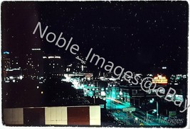1974 Atlanta at Night, Jet Delta, Peachtree St. NW Kodachrome 35mm Slide - £2.31 GBP