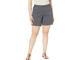 Womens 22W PrAna New NWT Dark Gray Hike Shorts Pockets 22 W Organic Olivia UPF  - £78.33 GBP