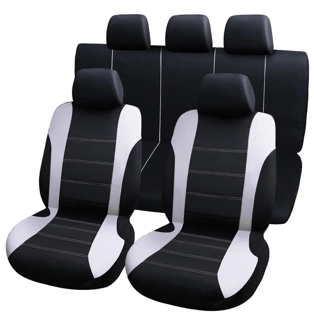 K Design 2/4/9 Pcs Universal Car Seat Covers Set Auto Styling Interior - £16.07 GBP+