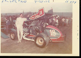 Dave Bolger #18 Sprint CAR-AUTO Racing PHOTO-1972 - £9.72 GBP