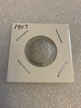 1927 Canada 5 Cents Nickel King George V  Canadian Coin - $1.40