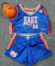 Build A Bear NBA 2008 Allstar Game Uniform Jersey Shorts Basketball Clothes - £15.79 GBP