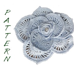 Easy Crochet Pattern, 3D rose tutorial, Crochet rose tutorial with detai... - £7.88 GBP