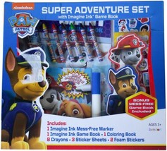 Paw Patrol Super Adventure Set Imagine Ink Coloring Book Kids New In Damaged Box - £11.78 GBP