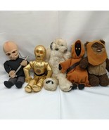 Star Wars Buddies Set of 5 Jawa Wampa C-3PO Ewok Dan Hasbro Kenner 1997 ... - $33.68