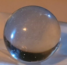 Vintage Shooting Marble Clear Bubbles Solid Decorative Collectible - $10.99