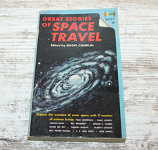 Great Stories of Space Travel Groff Conklin Ray Bradbury 1963 Vintage Si-Fi Book - £11.03 GBP