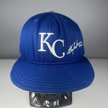 Vintage Bo Jackson Signature Kansas City Royals Snapback Hat USA Made Cap - £26.46 GBP