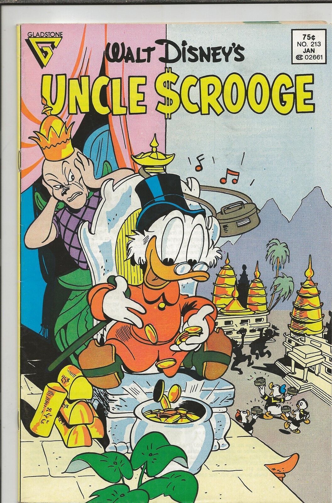 Primary image for Uncle Scrooge #213 ORIGINAL Vintage 1987 Disney Gladstone Comics 
