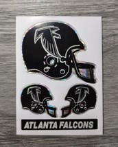 1990 NFL Atlanta Falcons Vintage Prismatic Vending Machine Sticker Football - £3.55 GBP