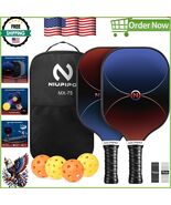 Lightweight Carbon Fiber Pickleball Rackets - Enhanced Sweet Spot &amp; Grip... - $1,476.87 MXN