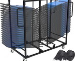 Folding Chair Cart, Folding Chair Dolly With Angle Stacking And 500Lbs C... - $435.99