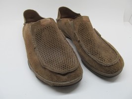 Olukai Maloa Kohana Brown Suede Leather Loafers Mens Size US 11.5    - £37.24 GBP