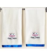 HAPPY CAMPER ~ 15" x 25" ~ 100% Cotton ~ Machine Washable ~ Hand Towels - $30.00