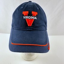 University of Virginia UVA Wahoos NIKE Team Blue &amp; Orange Hat Hook &amp; Loop VGC - £15.91 GBP