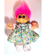 Vintage Russ Troll Dolls Plush Toy Stuffed Animal Clothes Dress Collecti... - £13.22 GBP