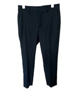 Liquid Yaught Wear Gold Label Men&#39;s Pants Size 30X32 Slacks Dark Blue Zi... - $40.92 CAD