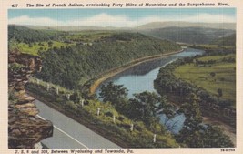Site French Azilum Susquehanna River Pennsylvania Pa Postcard C37 - £2.39 GBP