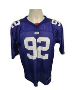 Adidas New York Giants Michael Strahan #92 Boys Blue Size 14/16 Jersey - $43.99