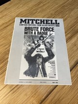 Mitchell 1975 Movie Poster Pressbook Press Kit Vintage Cinema John Saxon KG - £79.13 GBP