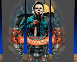 Michael Myers Welcome to Halloween Blood Knife Horror Cup Tumbler  20oz - $19.75