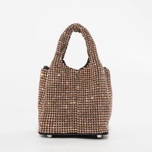 Luxury Diamonds Basket Bag For Women Orange - £29.56 GBP