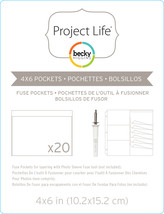 Project Life - Photo Sleeve Fuse - Pockets - 4 X 6 - $19.06