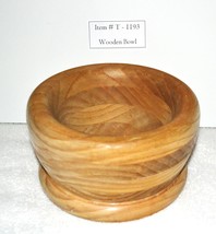 Wood Bowl, # T 1193 - $9.90