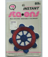 Vintage Nautical Patch Self Sticking Embroidered Dyno Brand Sta-Ons PB11 - £8.01 GBP