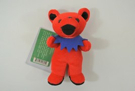 Grateful Dead Bean Bear Bertha 1998 Liquid Blue Red Plush w/ Tour Memory Tag EX! - £15.17 GBP