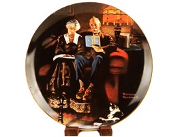 "Evening's Ease", Norman Rockwell Plate, 1983, Knowles Fine China, #PLT-346 - $9.75