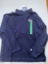 UTSA Roadrunners 1/4 Button Champion Pullover Sweatshirt NWT Size XL Blue  - $28.68