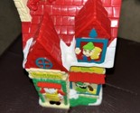 1996 Russell Stover Candies Coin Bank &quot;Candy Kitchen&quot; House Santa Elves ... - $9.90