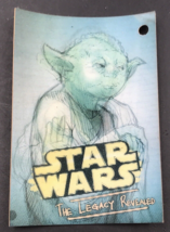 2007 Star Wars Yoda The Legacy Revealed Promo Lenticular Card Hangtag Hi... - $23.21
