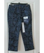 Bandolino MILLIE Curvy Straight Capris Majestic Blue  Women&#39;s Sz 4-12 NWT - $24.30