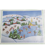 Vtg Sunset Stitchery Quilted Christmas Morn Linda Gillum Fits 8&quot;x10&quot; #21... - £23.33 GBP