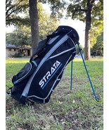 Callaway Strata Golf Bag Dual Shoulder Strap Stand 7 Divider Golf Bag Bl... - £54.86 GBP