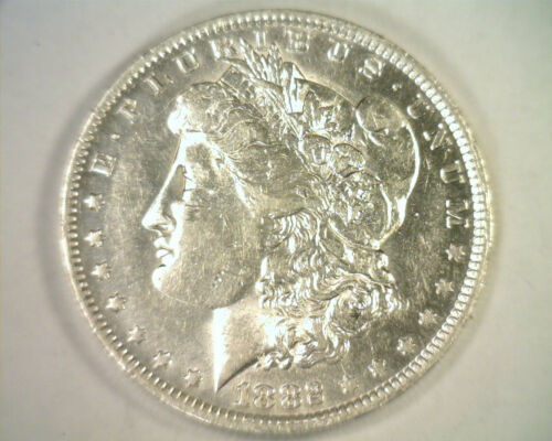 1882-O/S MORGAN SILVER DOLLAR TOP 100 VAM 4 O/S RECESSED ABOUT UNCIRCULATED+ AU+ - £91.92 GBP