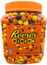 Hershey Reese&#39;s Pieces Peanut Butter Candy 62 Ounce Jar EXP 10/2026 - $27.12