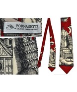 FORNASETTI Men&#39;s Cortata 100% Silk Made In Italy FR11 T0P - £97.15 GBP