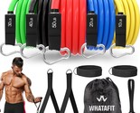 Resistance Bands Set (11Pcs), Exercise Bands With Door Anchor, Handles, ... - £34.47 GBP