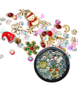 NAIL CHARM Assorted Christmas &amp; Bead Jar - $19.18 CAD