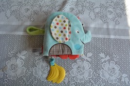 Skip Hop Cloth Fold-Able Baby Toddler Soft Book w/ Teether Toy Animals Letters - £9.13 GBP
