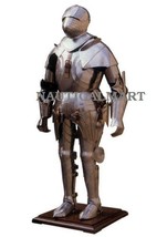 Gothic Full Suit Of Armor Larp Medieval Halloween Reenactment Costume - £718.62 GBP
