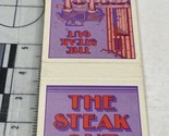 Vintage Matchbook Cover The Steak Out restaurant Vernon, CT  gmg  Unstruck - £9.92 GBP