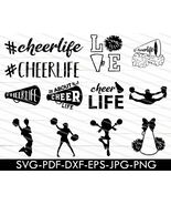 Cheer Life Svg, Cheerleader Svg, Cheer Svg, Cheerleading Svg, Cheerlife ... - $1.99
