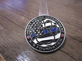 Hemet Police Department CA K-9 Foundation Challenge Coin #963Q - $28.70